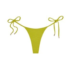 NWT Monday Swimwear Palma Bottom in Chartreuse Summer Plaid in size M